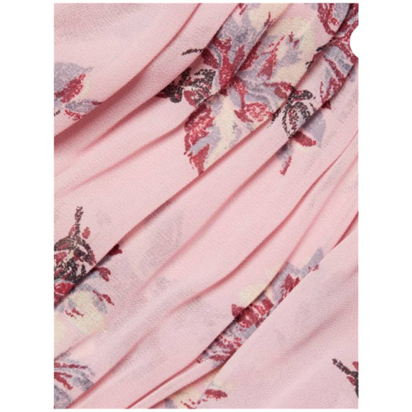 CINQ À SEPT NWT Corrine Tiered Minidress Size 6 Smocked Floral Ruffle Pink - Picture 13 of 13